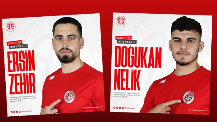 Antalyaspor, Doğukan Nelik ve Ersin Zehir’i takımına kattı