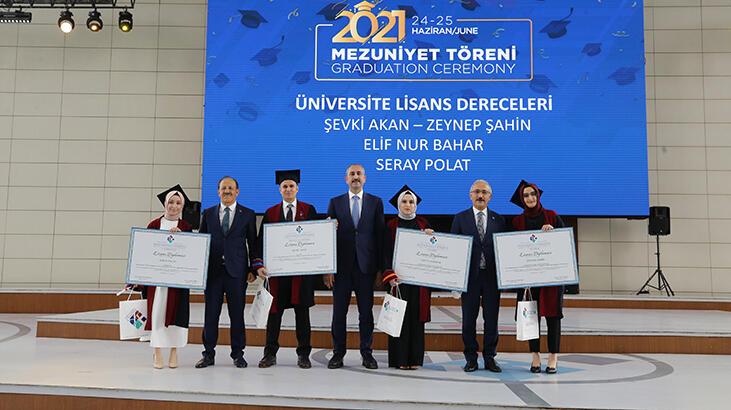 Bakanlar Gül ve Elvan, Hasan Kalyoncu Üniversitesi Mezuniyet Merasimi’ne katıldı