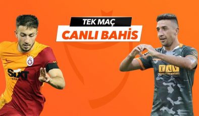 Galatasaray – Alanyaspor maçı Tek Maç ve Canlı Bahis seçenekleriyle Misli.com’da