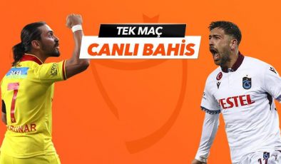 Göztepe – Trabzonspor maçı Tek Maç ve Canlı Bahis seçenekleriyle Misli.com’da