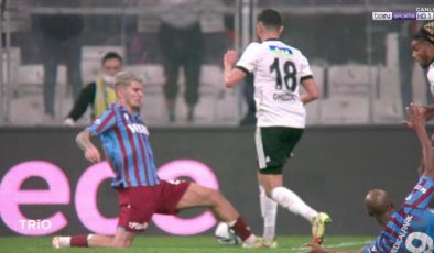 Beşiktaş-Trabzonspor maçında tartışılan penaltı pozisyonları! Deniz Çoban açıkladı