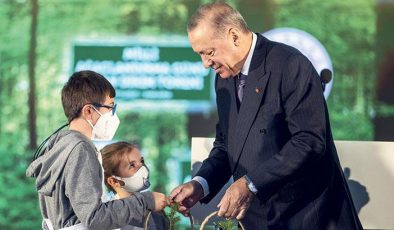 Erdoğan, Ulusal Ağaçlandırma Günü’nde konuştu: 2023 sonu amacı yedi milyar fidan